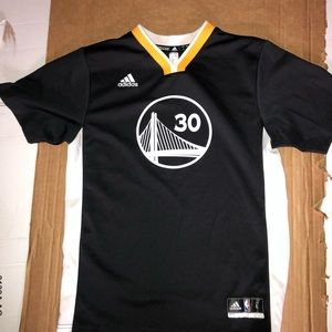 Stephen Curry adidas short sleeve jersey youth L